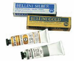 Bellini Ölfarbe gold oder silber 40ml