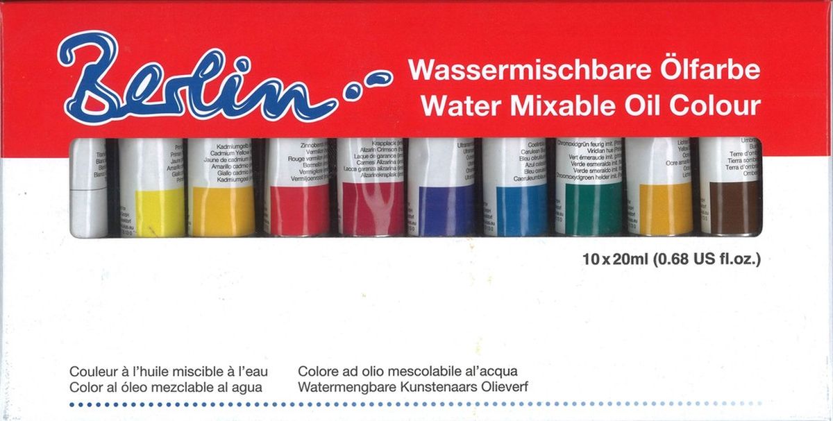 Lukas Berlin 6 x 37 ml Grundfarben-Set