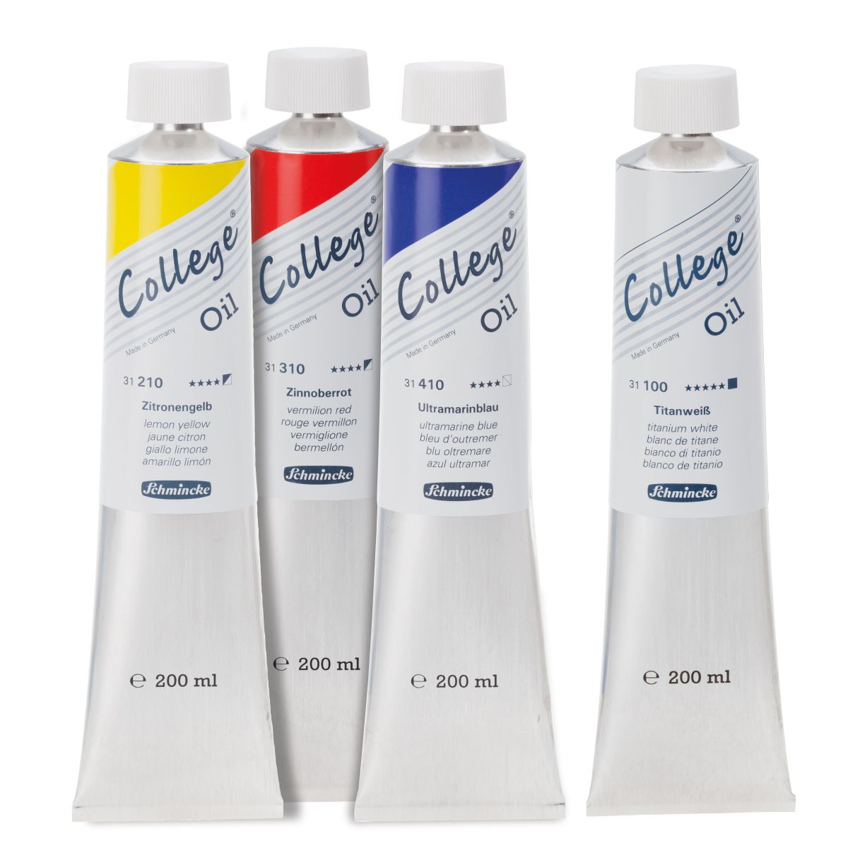 Schmincke College Ölfarbe 4x 200 ml Set