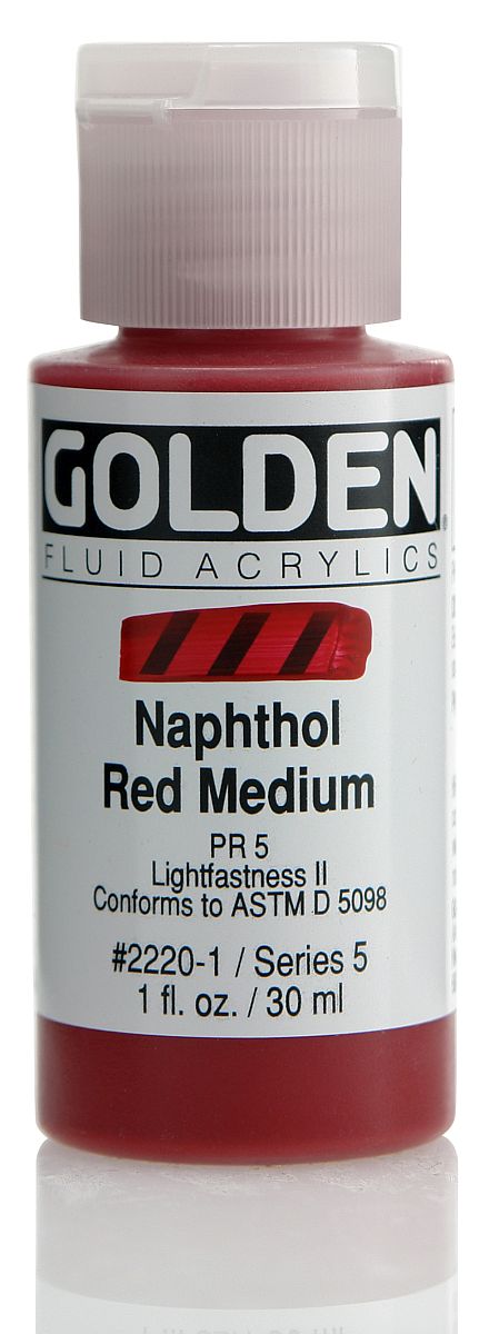 Golden Fluid Acrylfarbe 30ml Flasche PG 5