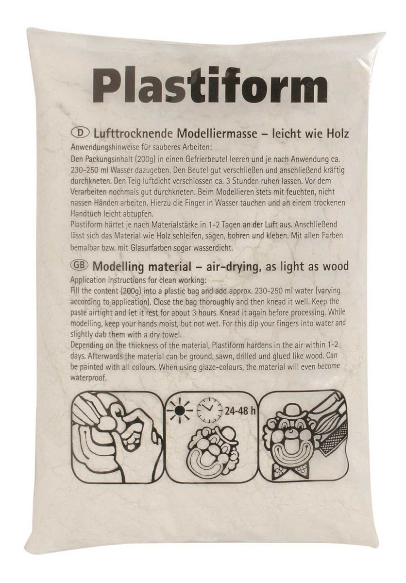 Plastiform elfenbein 200g