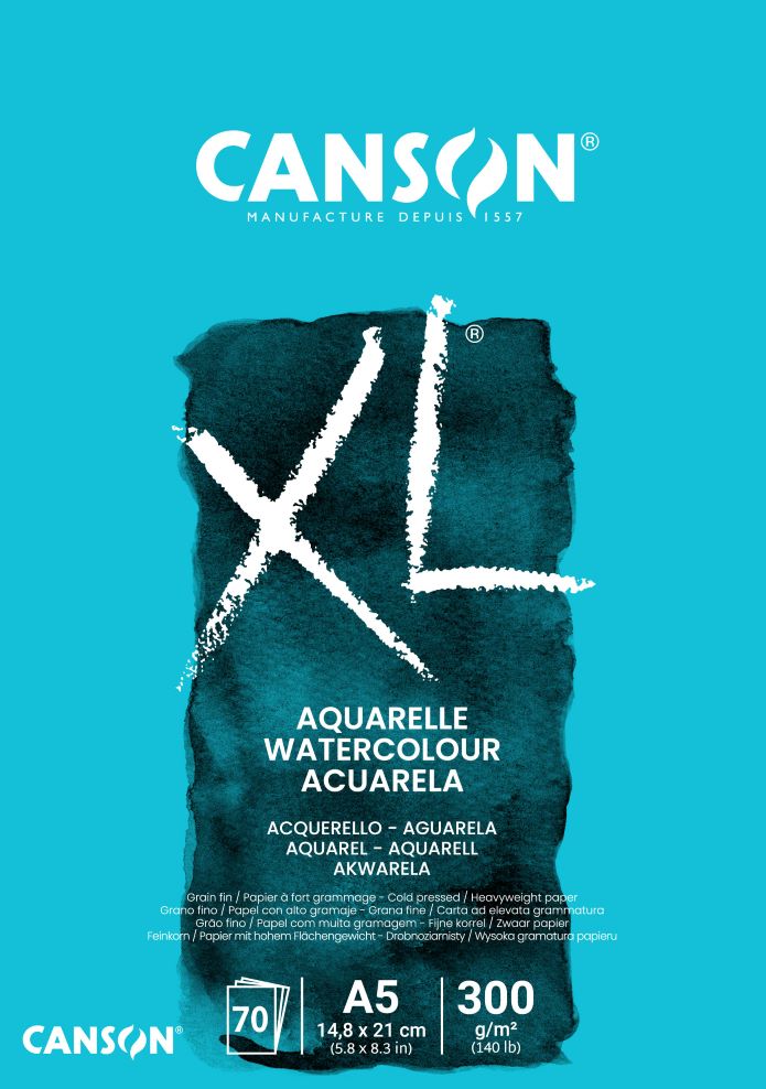 Canson XL-Block Aquarell 300g A4 30 Blatt