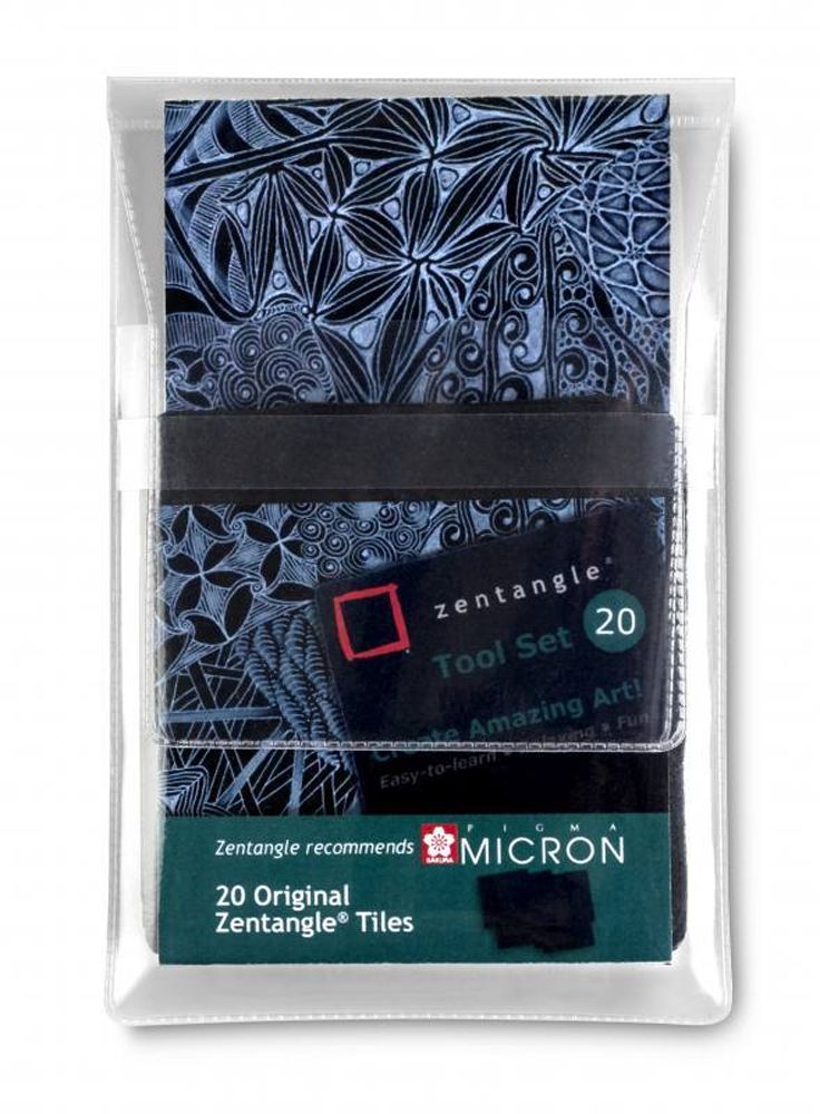 Zentangle Tool-Set No. 3 schwarze Kacheln