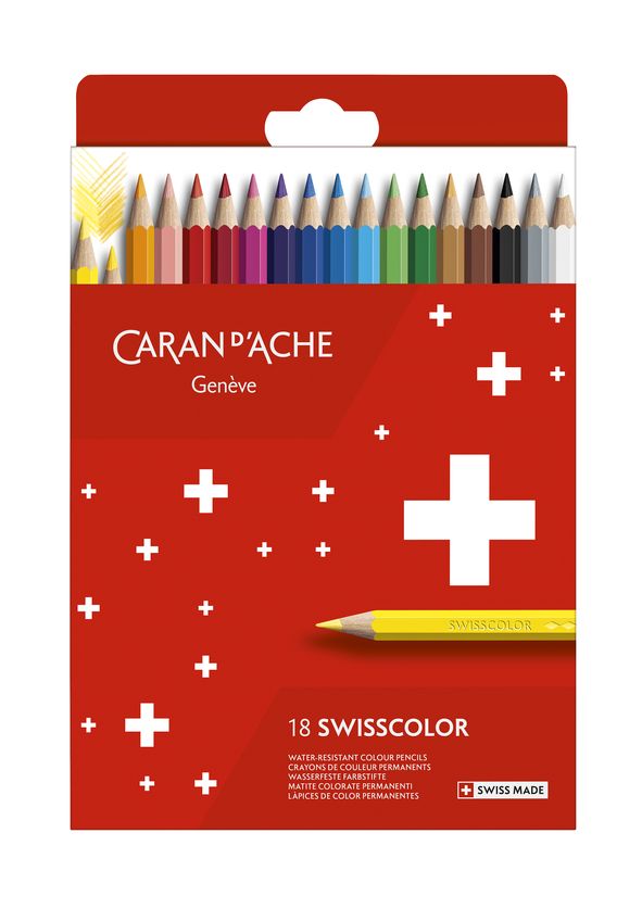 Caran d'Ache Swisscolor 30-er Set wasserfest