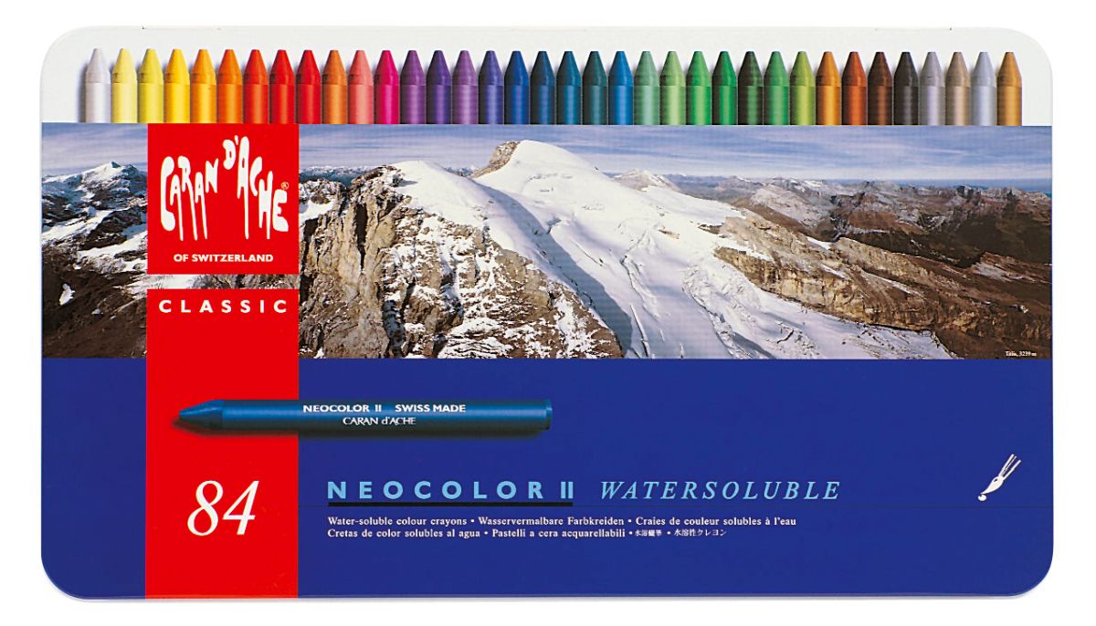 Caran d´Ache Aquarellkreide Neocolor II 84er Metalletui