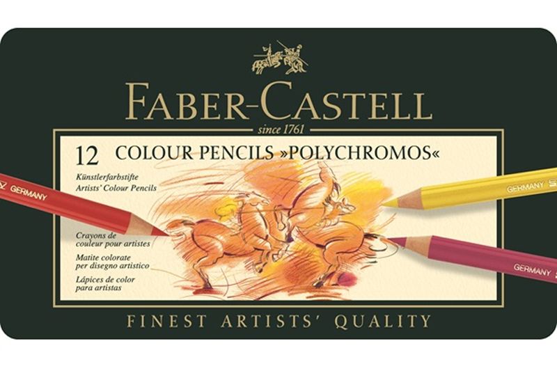 Faber-Castell  Polychromos Farbstift 12er Metalletui