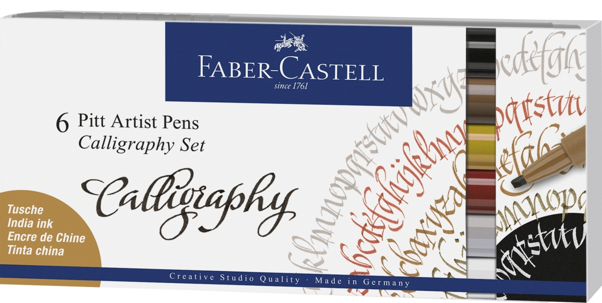 Pitt Artist Pen 6-er Kalligrafie-Set
