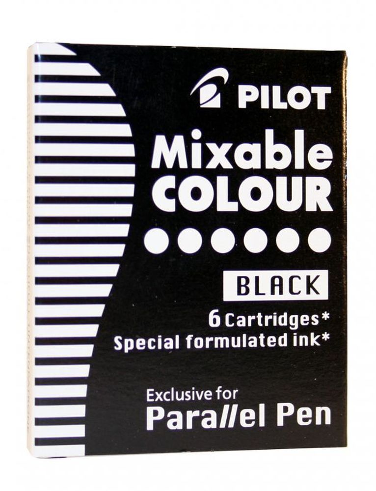 Pilot Parallel Pen 6 Nachfüllpatronen schwarz