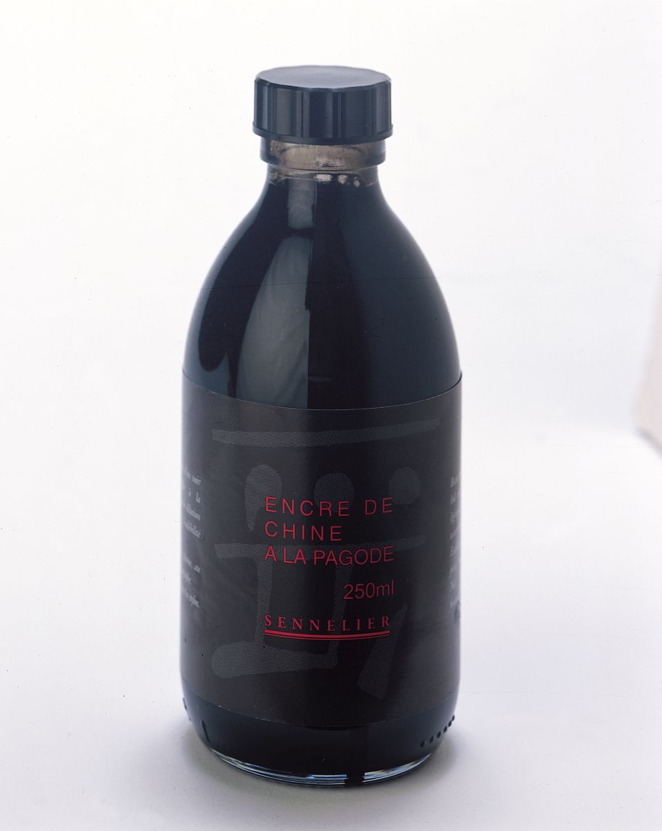 Sennelier Schellack-Tusche 30 ml schwarz 